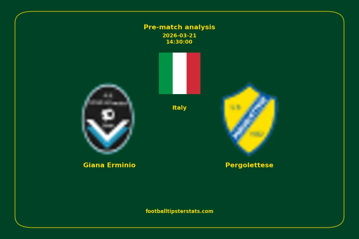 Pre-match analysis: Giana Erminio vs Pergolettese on 2026-03-21